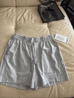 lululemon athletica Light Gray Men's Athletic Shorts